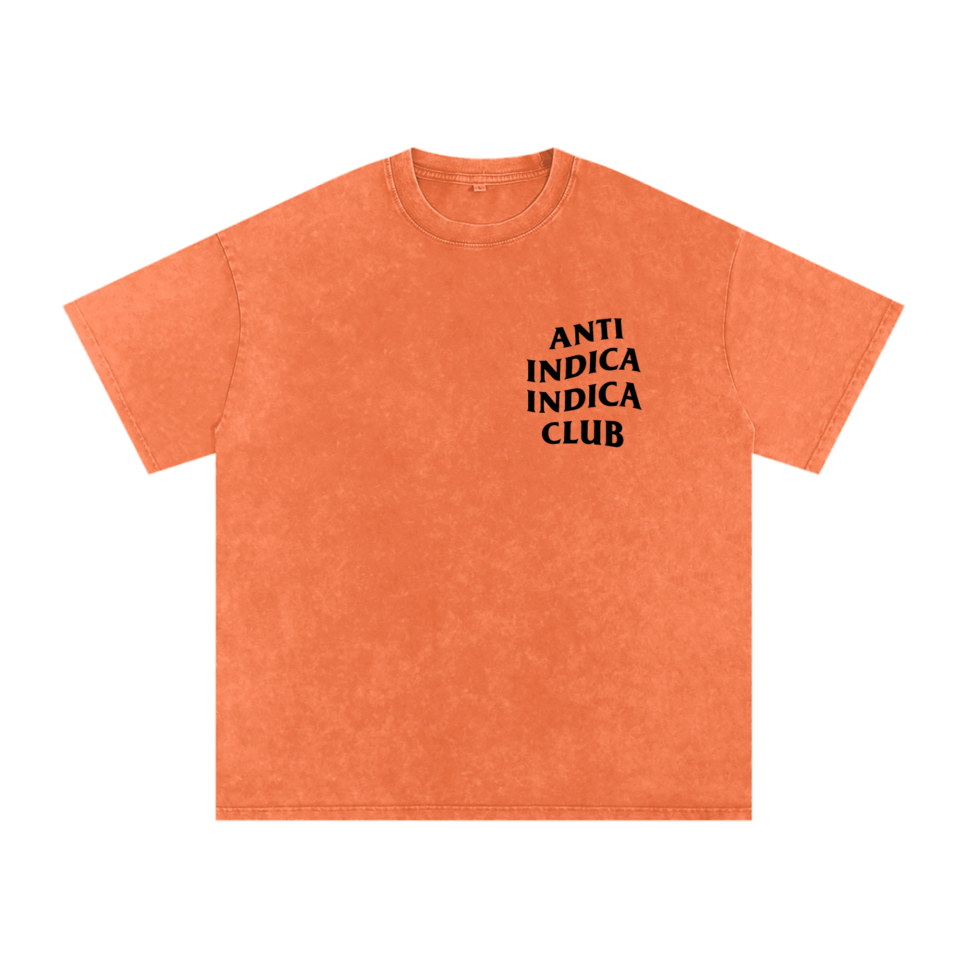 Anti Indica Indica Club – Snow-Washed Oversized Tee