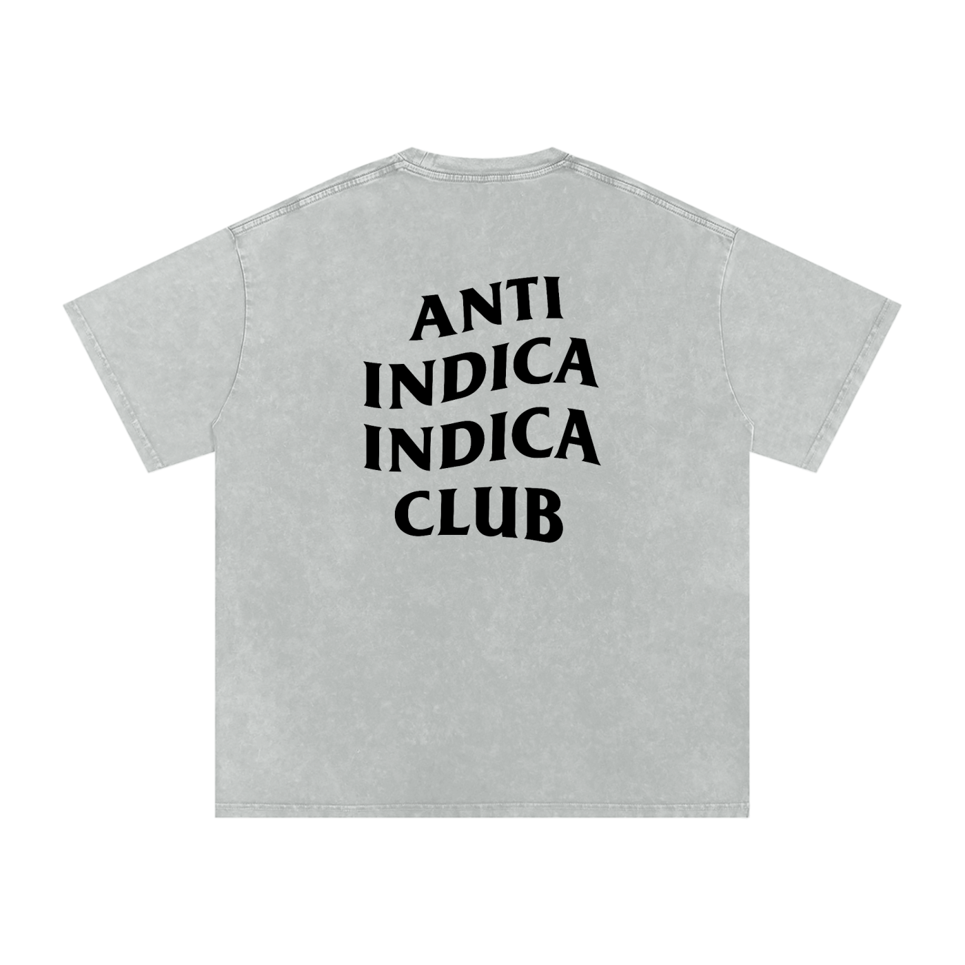 Anti Indica Indica Club – Snow-Washed Oversized Tee