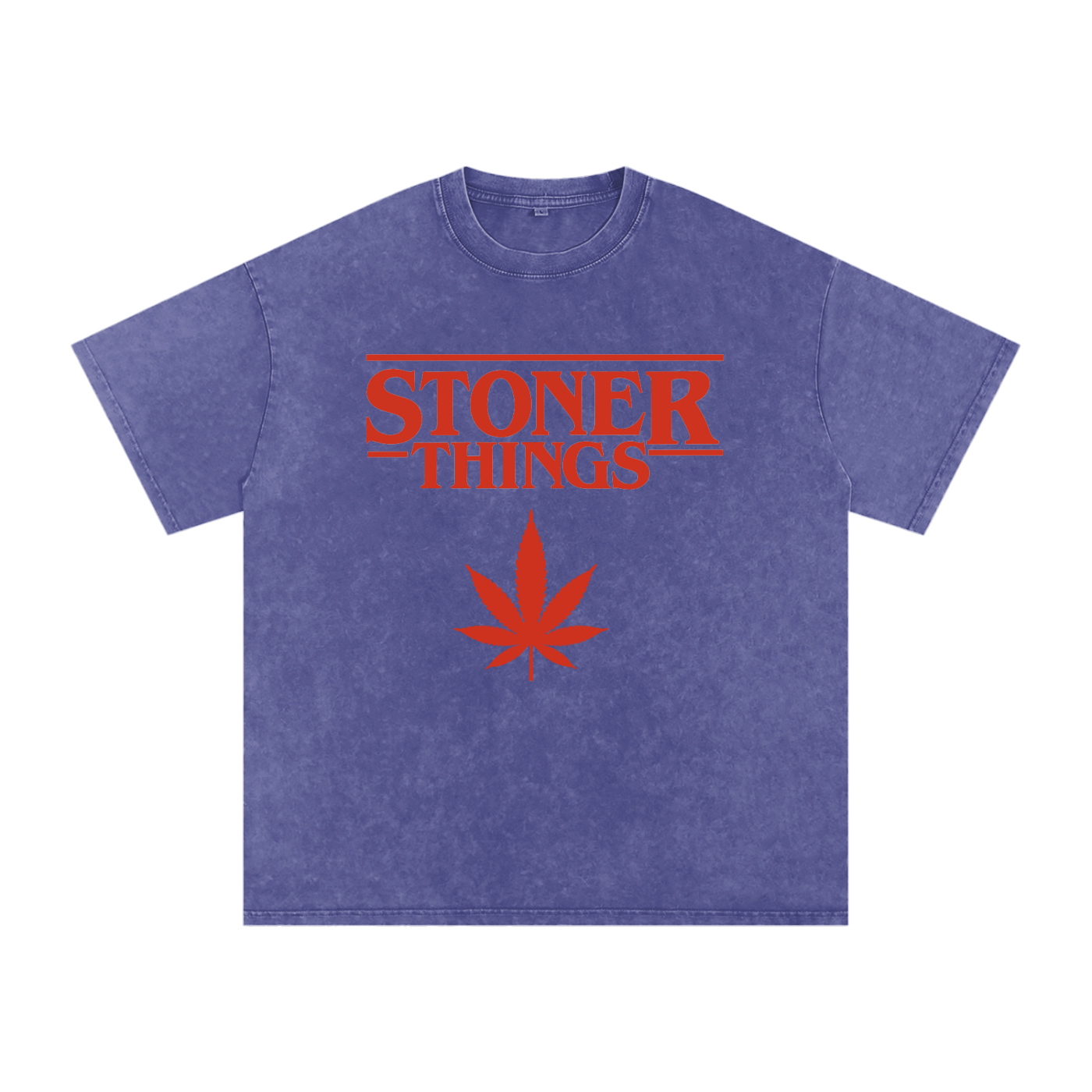 Stoner Things – Snow-Washed Oversized Tee
