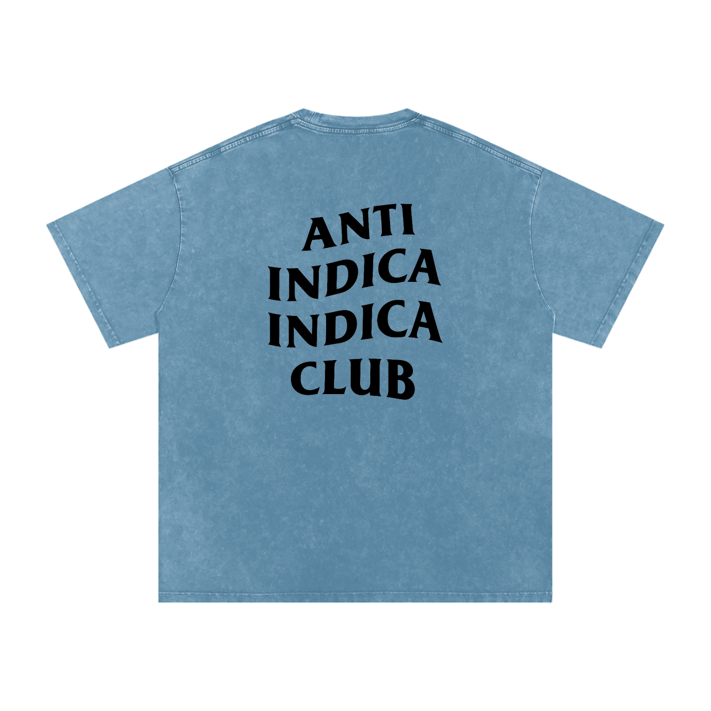 Anti Indica Indica Club – Snow-Washed Oversized Tee
