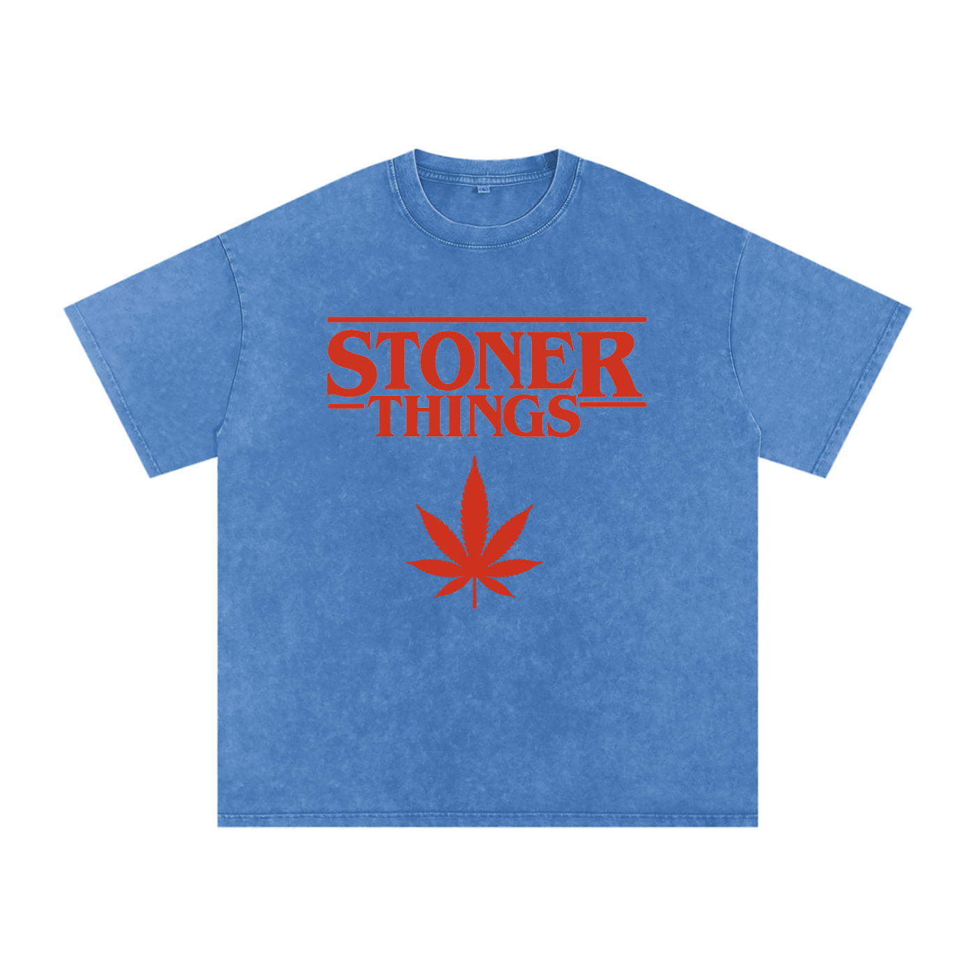 Stoner Things – Snow-Washed Oversized Tee