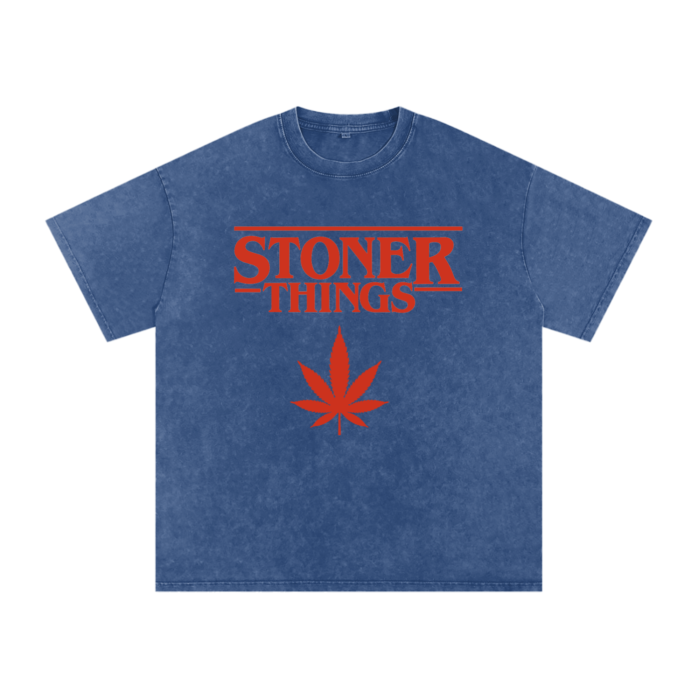 Stoner Things – Snow-Washed Oversized Tee