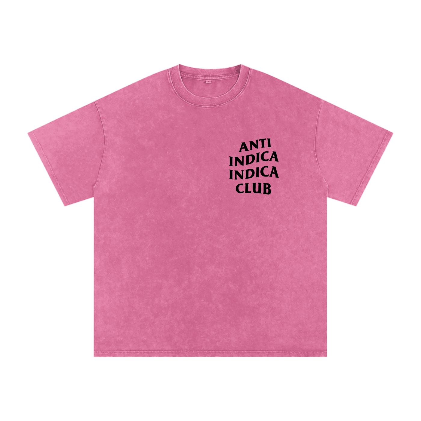 Anti Indica Indica Club – Snow-Washed Oversized Tee