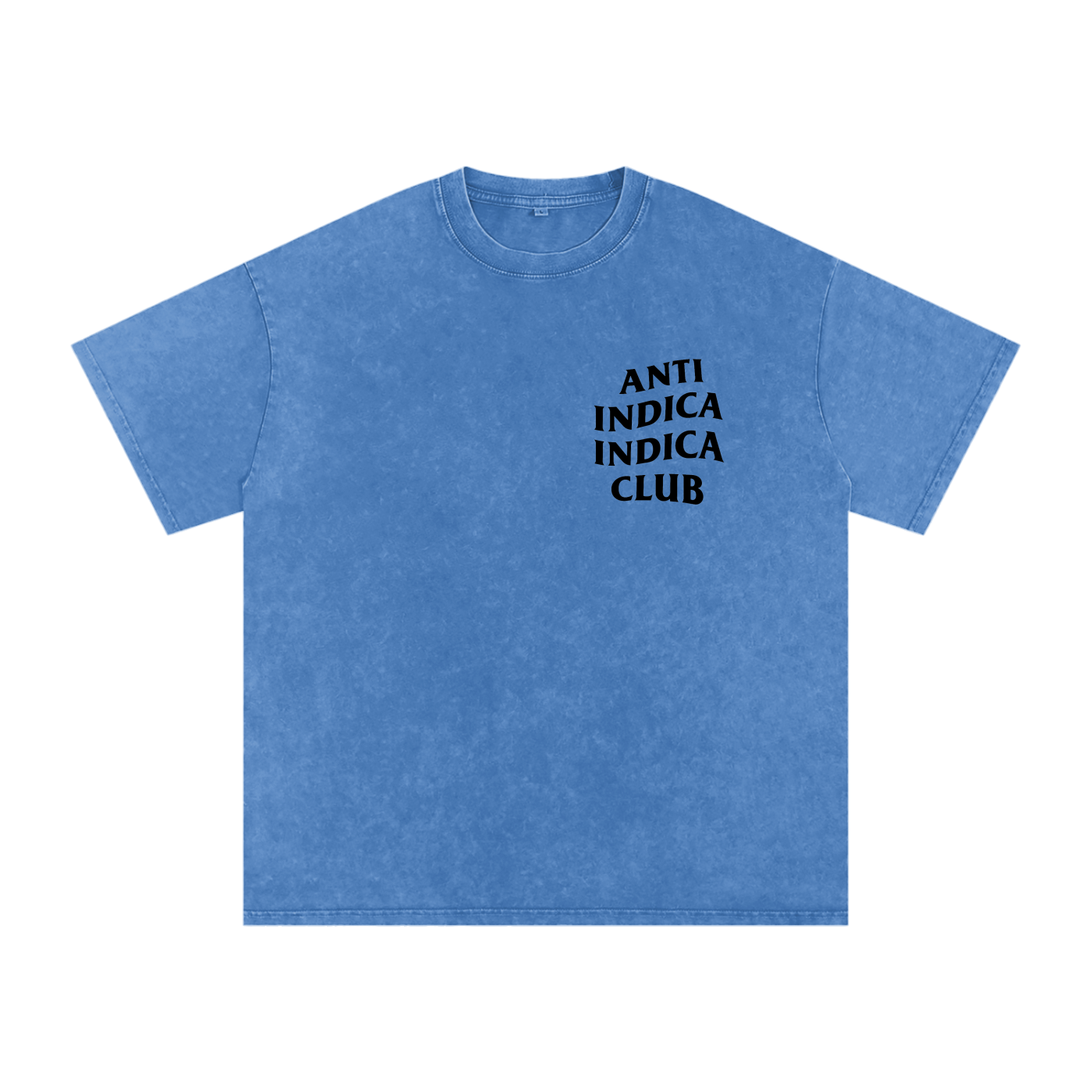 Anti Indica Indica Club – Snow-Washed Oversized Tee