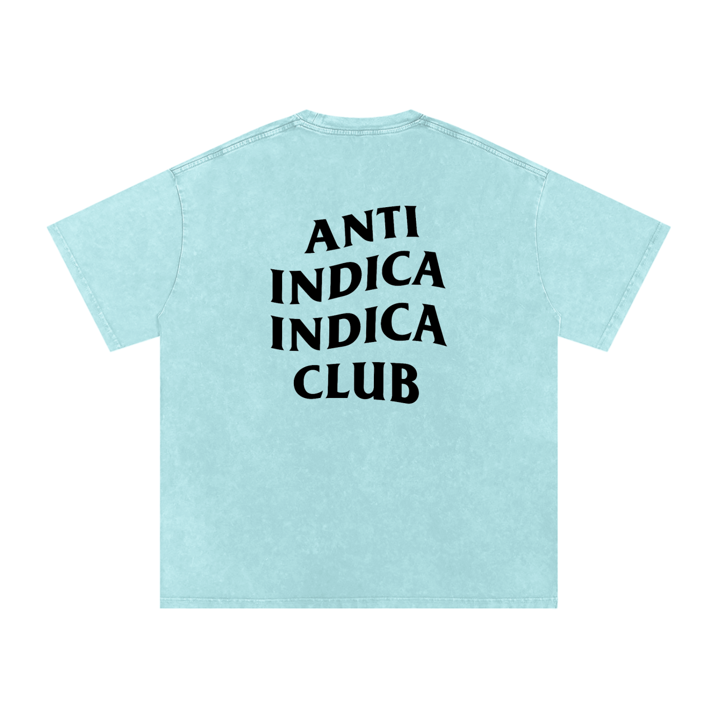 Anti Indica Indica Club – Snow-Washed Oversized Tee