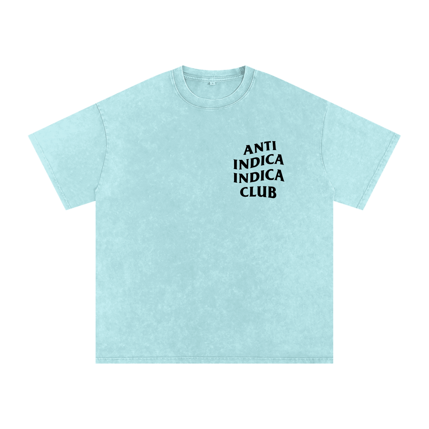 Anti Indica Indica Club – Snow-Washed Oversized Tee