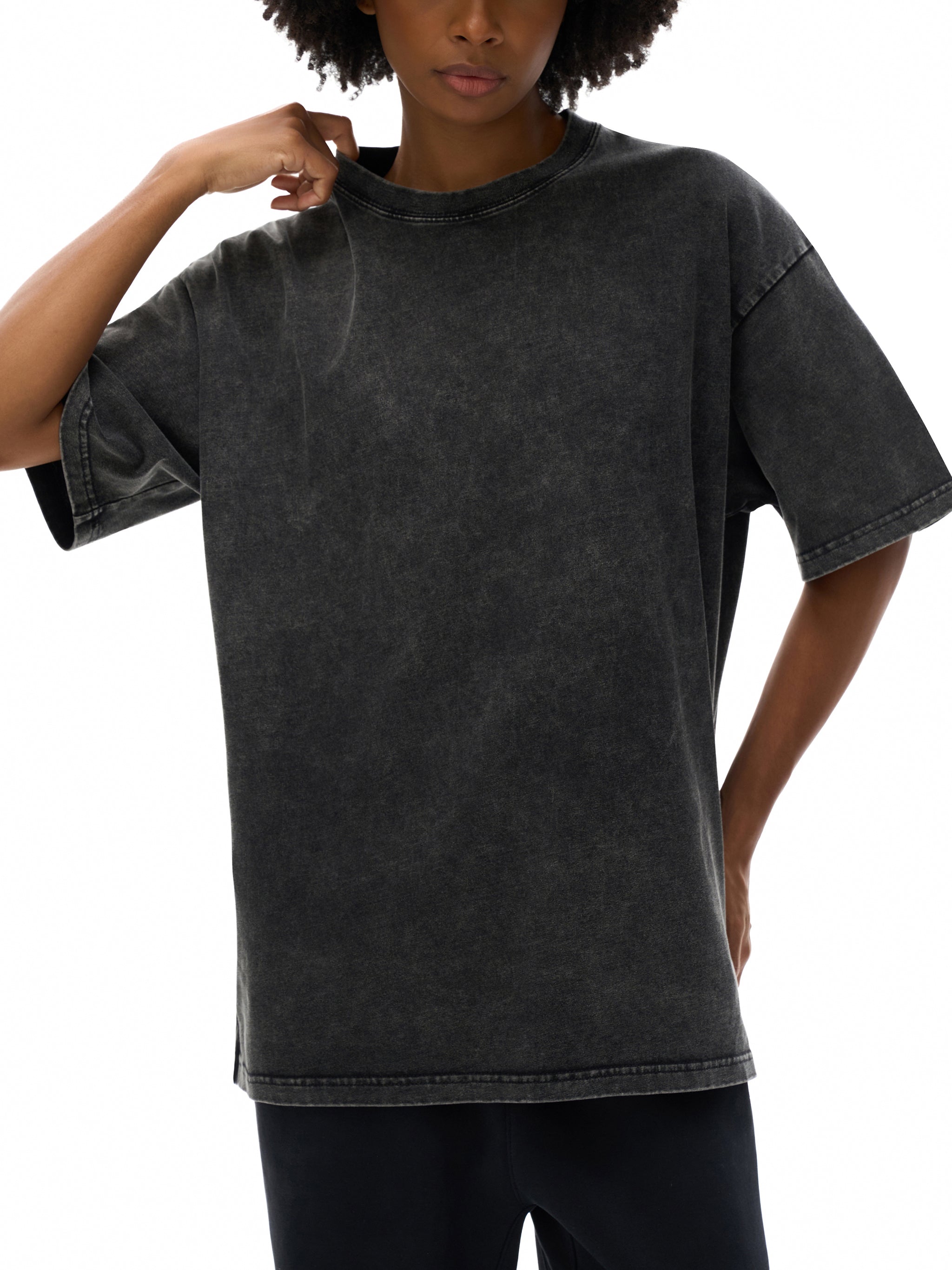 Anti Indica Indica Club – Snow-Washed Oversized Tee